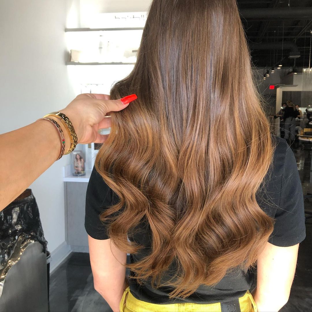 Honey chestnut ombré