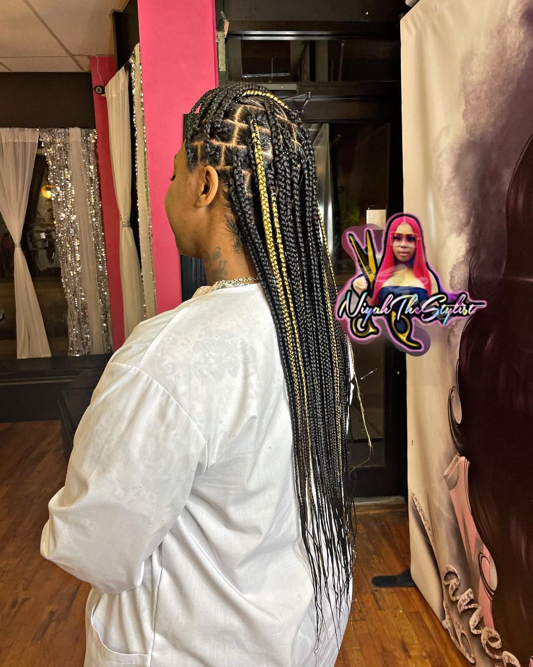 Adding yellow strand