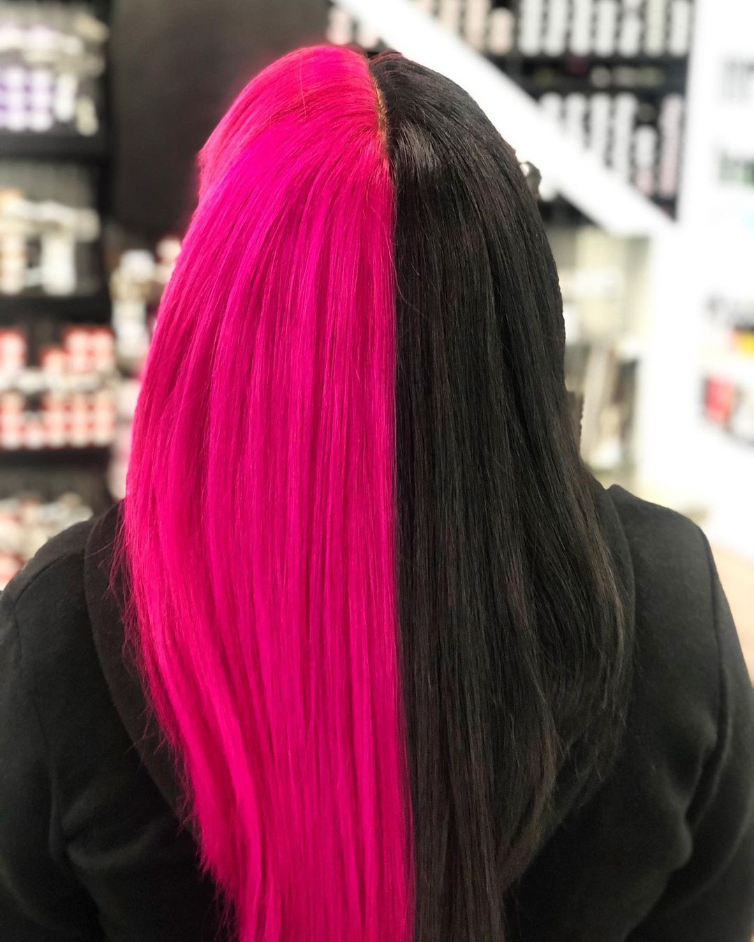 Coloring on long hair